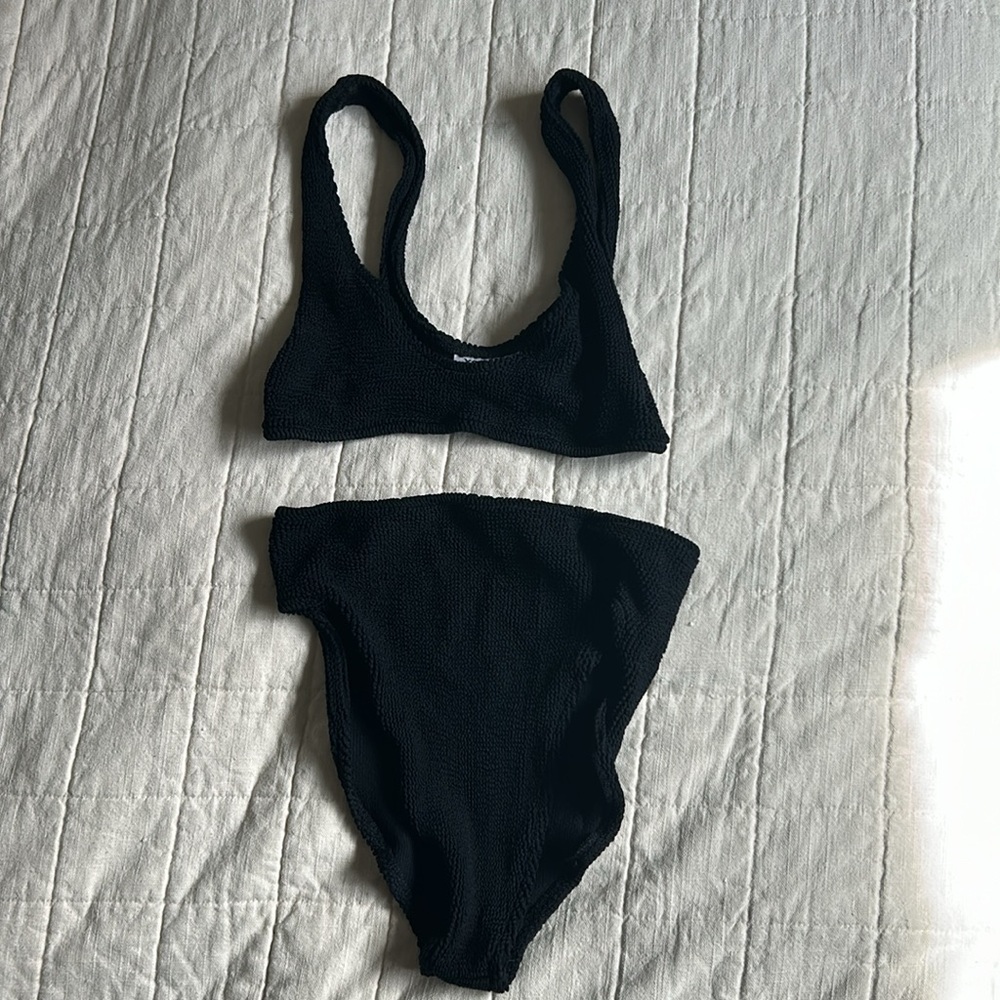 youswim Eva High Waist Two-Piece- BLACK